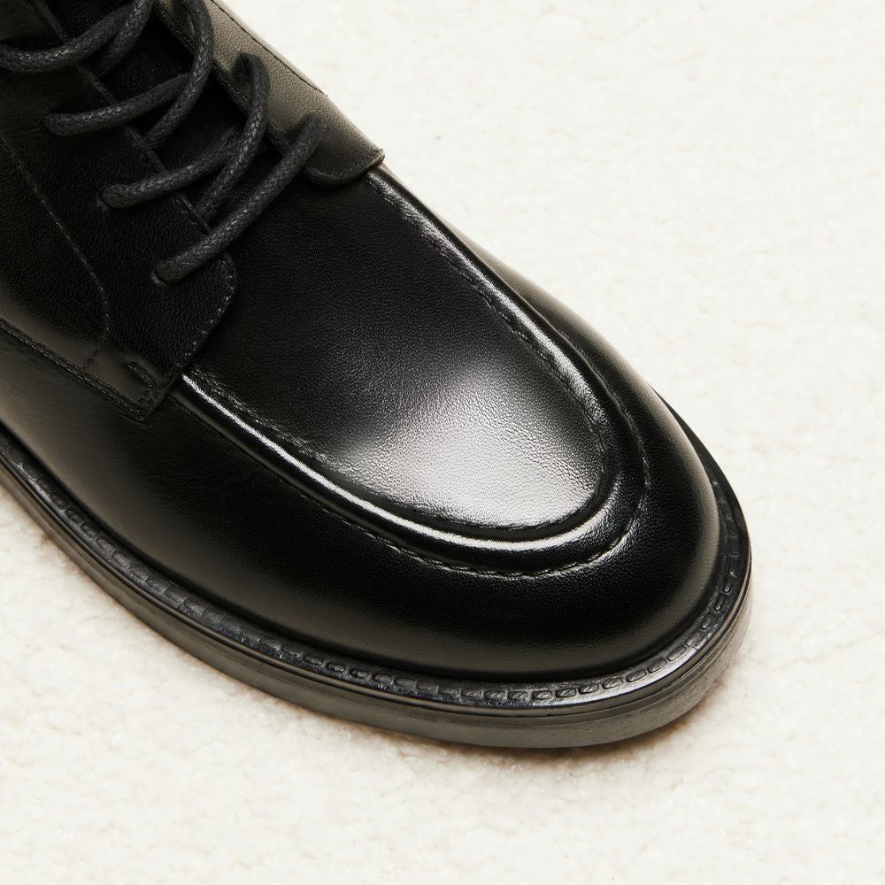 Bottines à lacets Violette - Noir