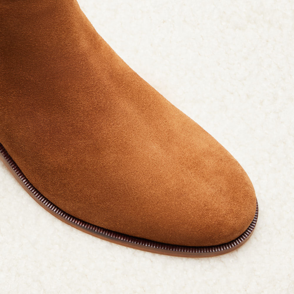 Chelsea Chloé - Camel suede