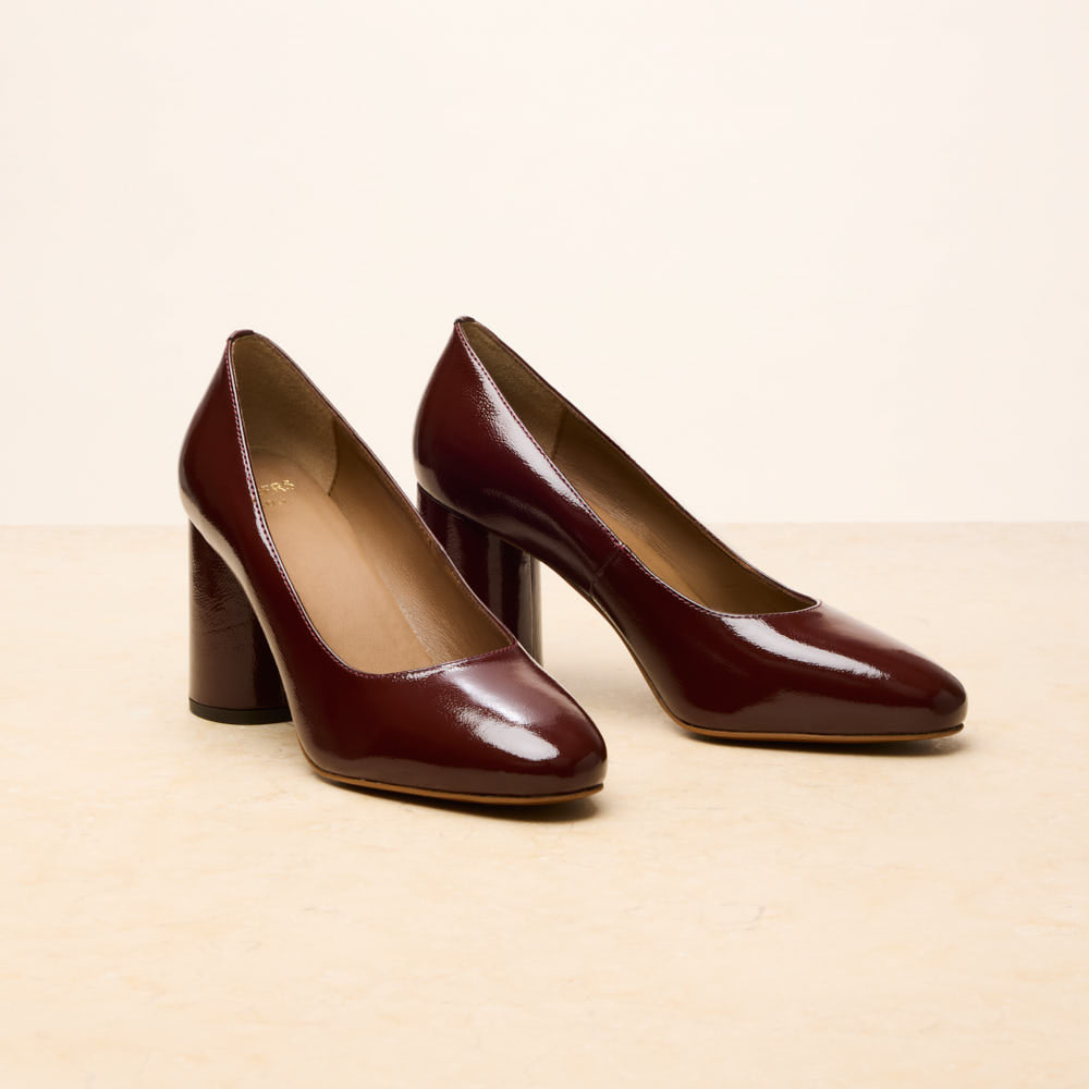 Escarpins Esther - Bordeaux verni