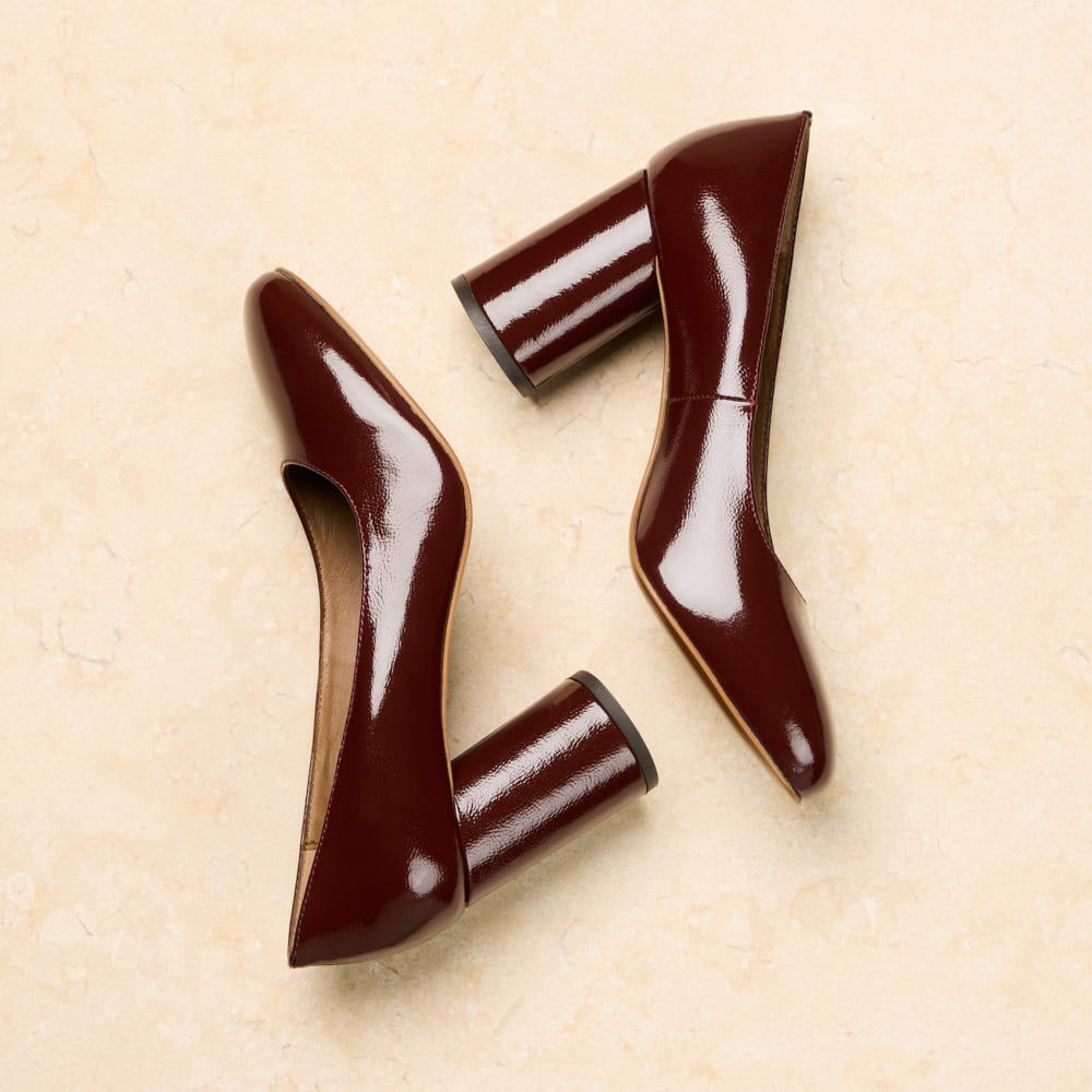 Escarpins Esther - Bordeaux verni