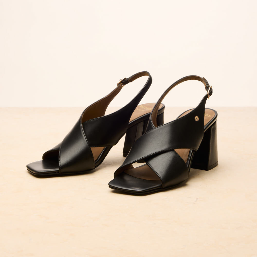 Sandales à talon Arielle - Noir