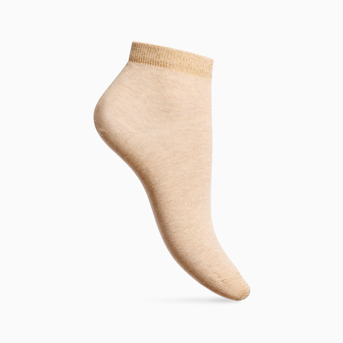 Chaussettes bicolores dorées 2 x3