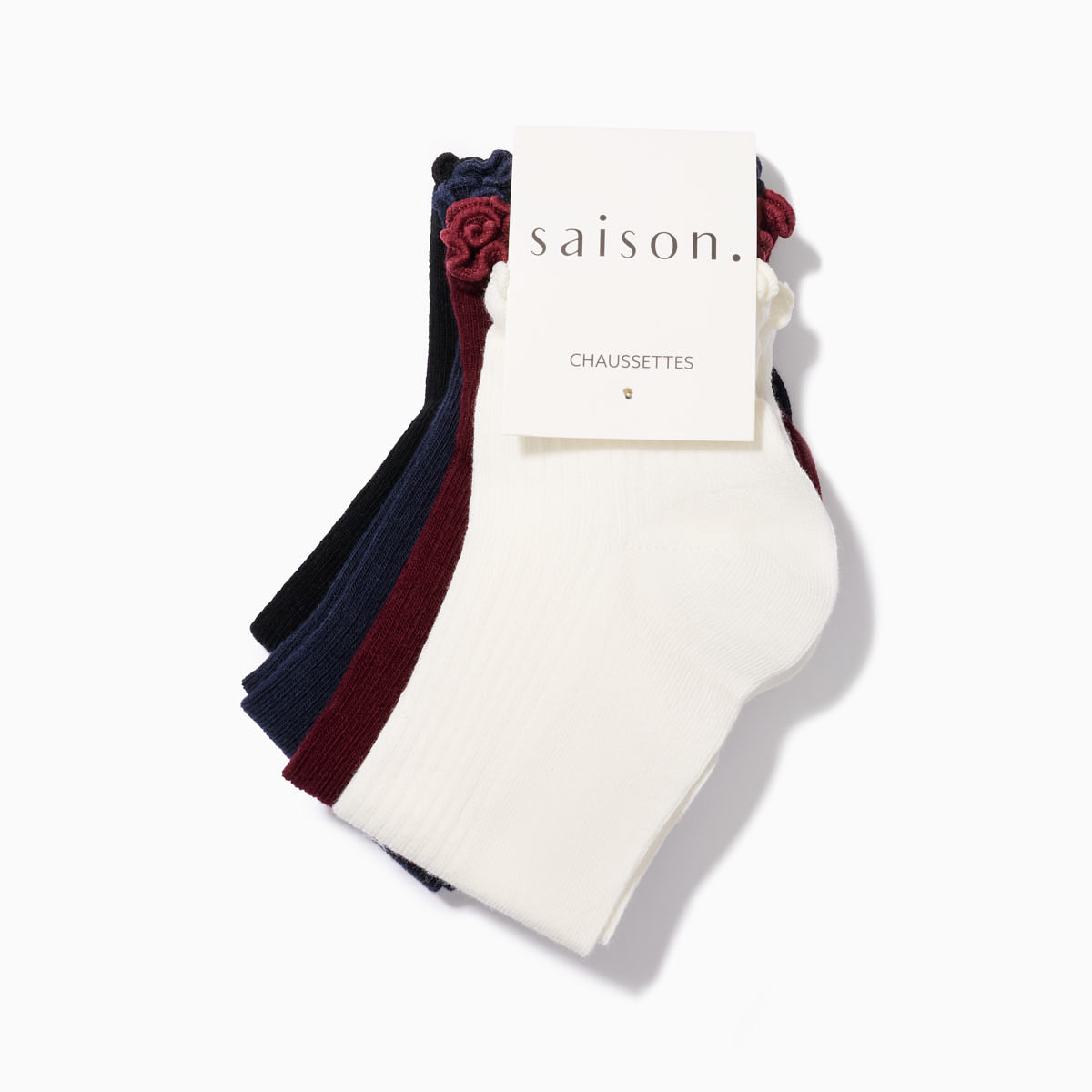 Chaussettes basses Volants x4