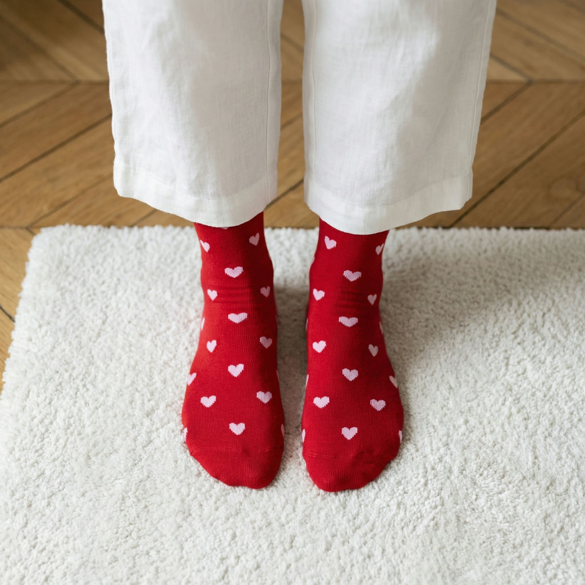 Chaussettes Cœur x3