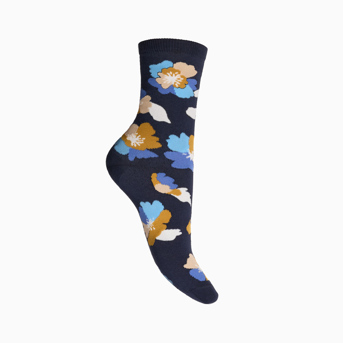 Chaussettes florales x3