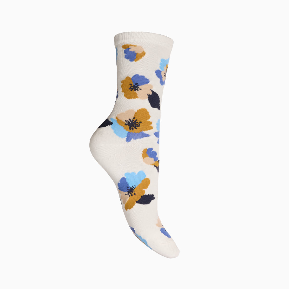 Chaussettes florales x3