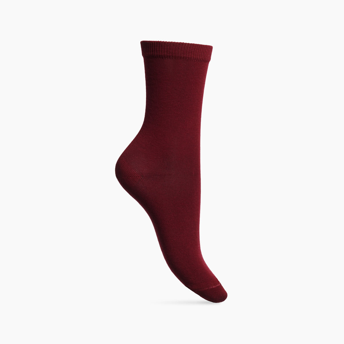 Chaussettes Léopard bordeaux x5